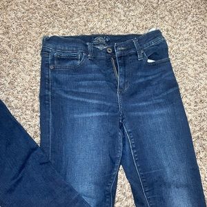 lucky brand dark wash skinny jeans size 4/27